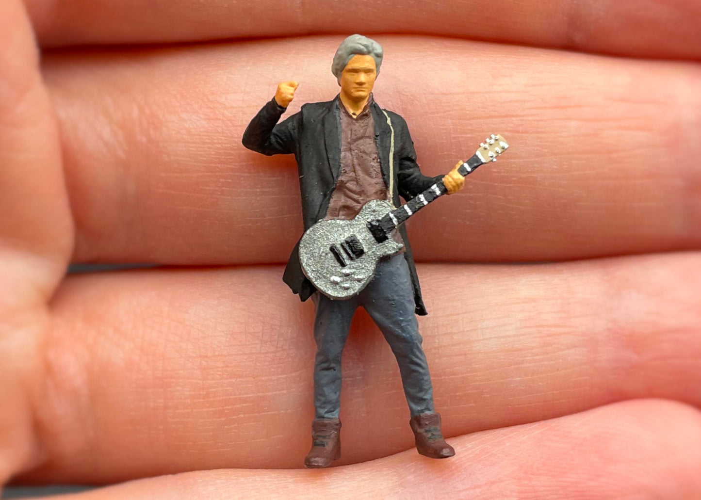 Rock Band Musicians. 1:64 S Scale Miniature Human Figures