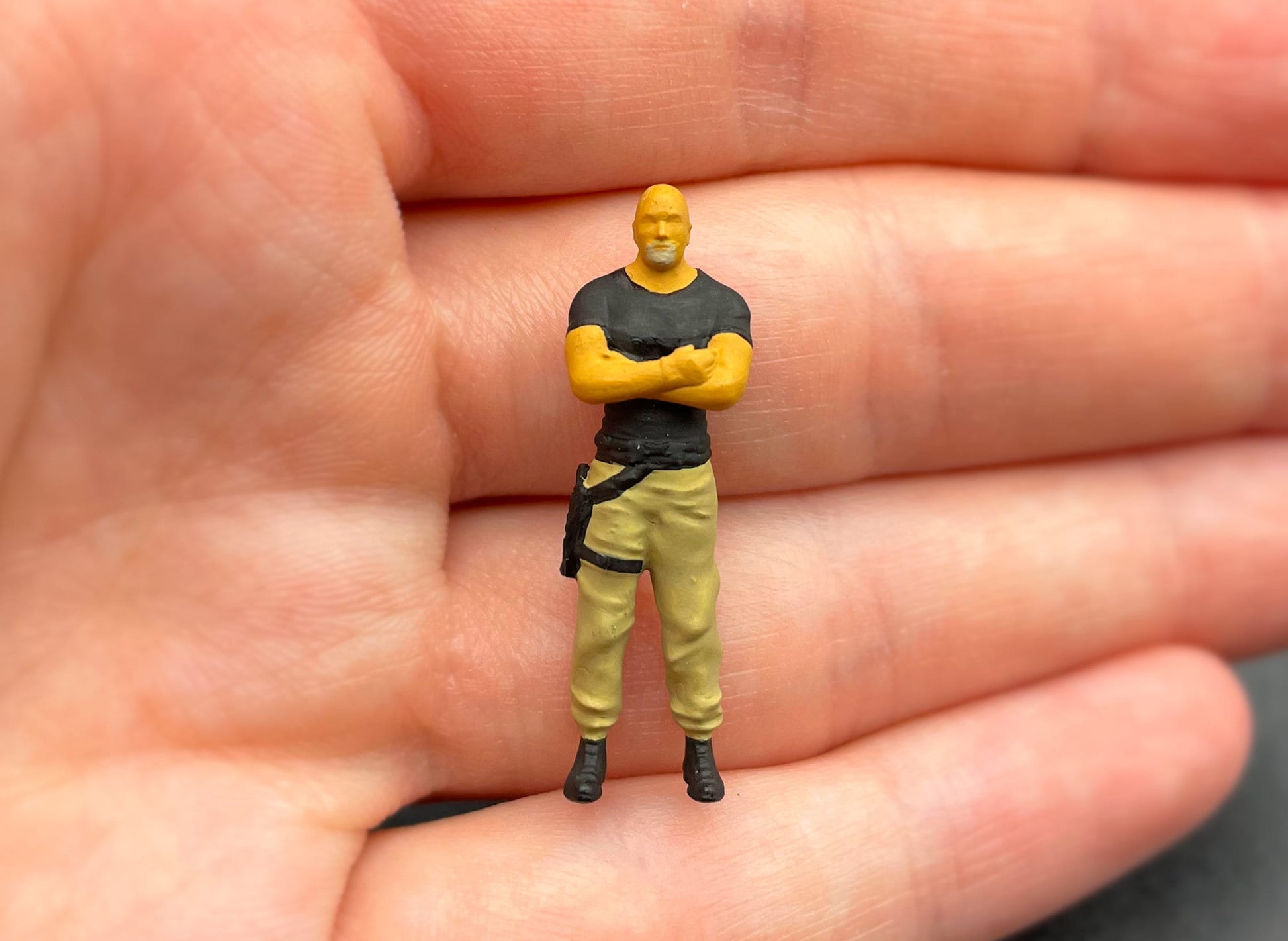 Miniature The Rock Figure 1:64 Scale Fast Furious Movie Model