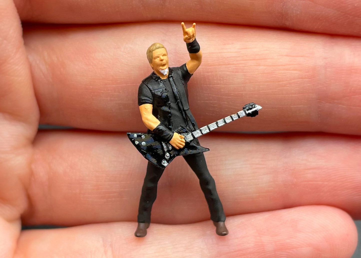 Rock Band Musicians. 1:64 S Scale Miniature Human Figures