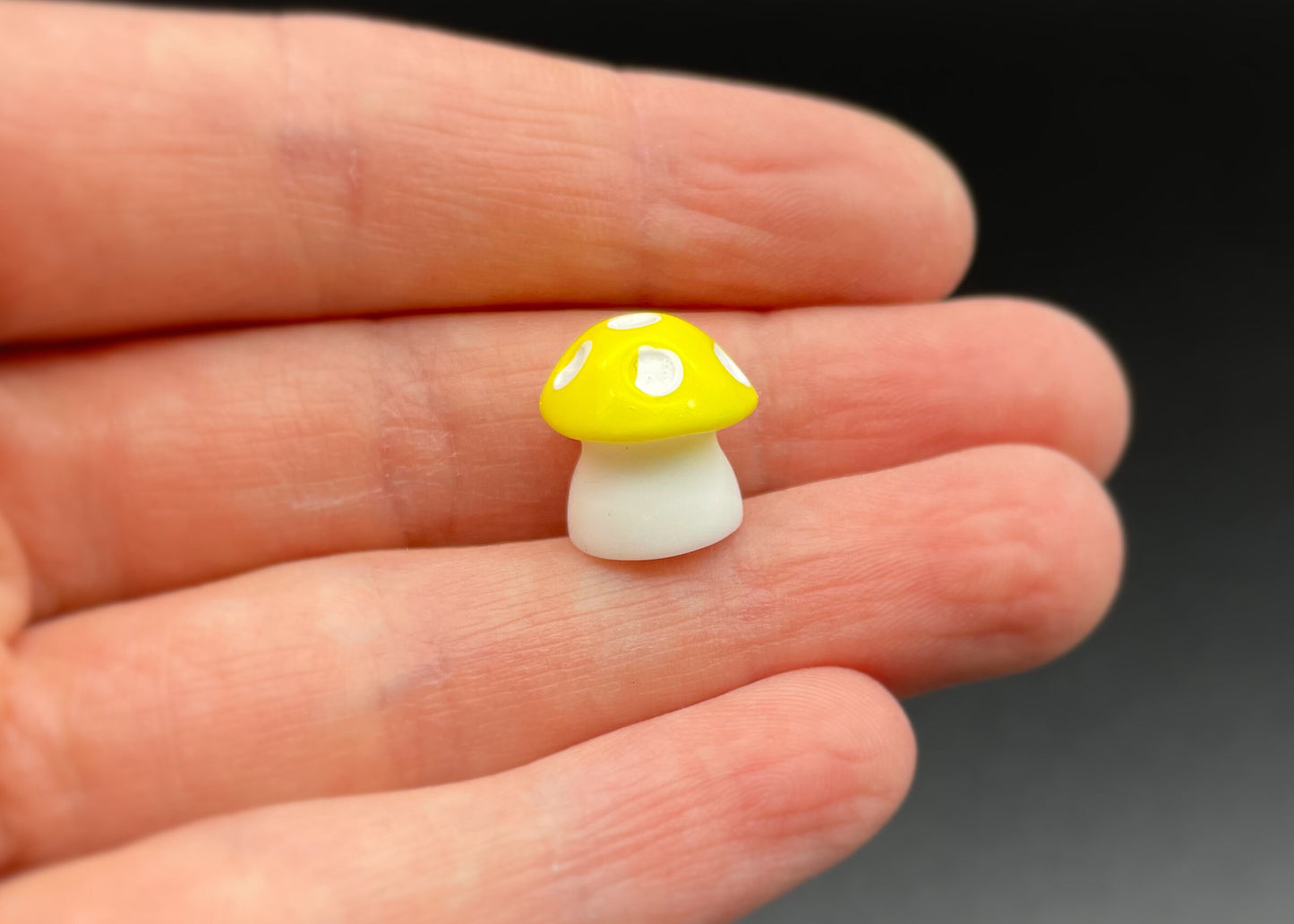 8 Miniature Colorful Mushrooms. 1:6 Scale. Fly Agaric. Fairy Garden
