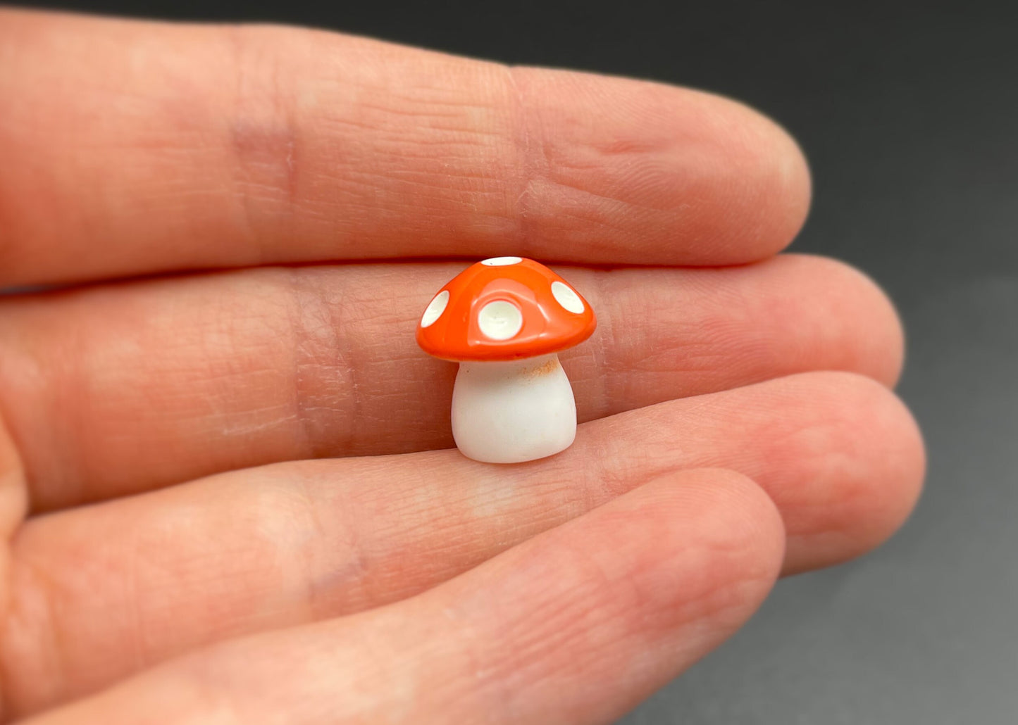 8 Miniature Colorful Mushrooms. 1:6 Scale. Fly Agaric. Fairy Garden