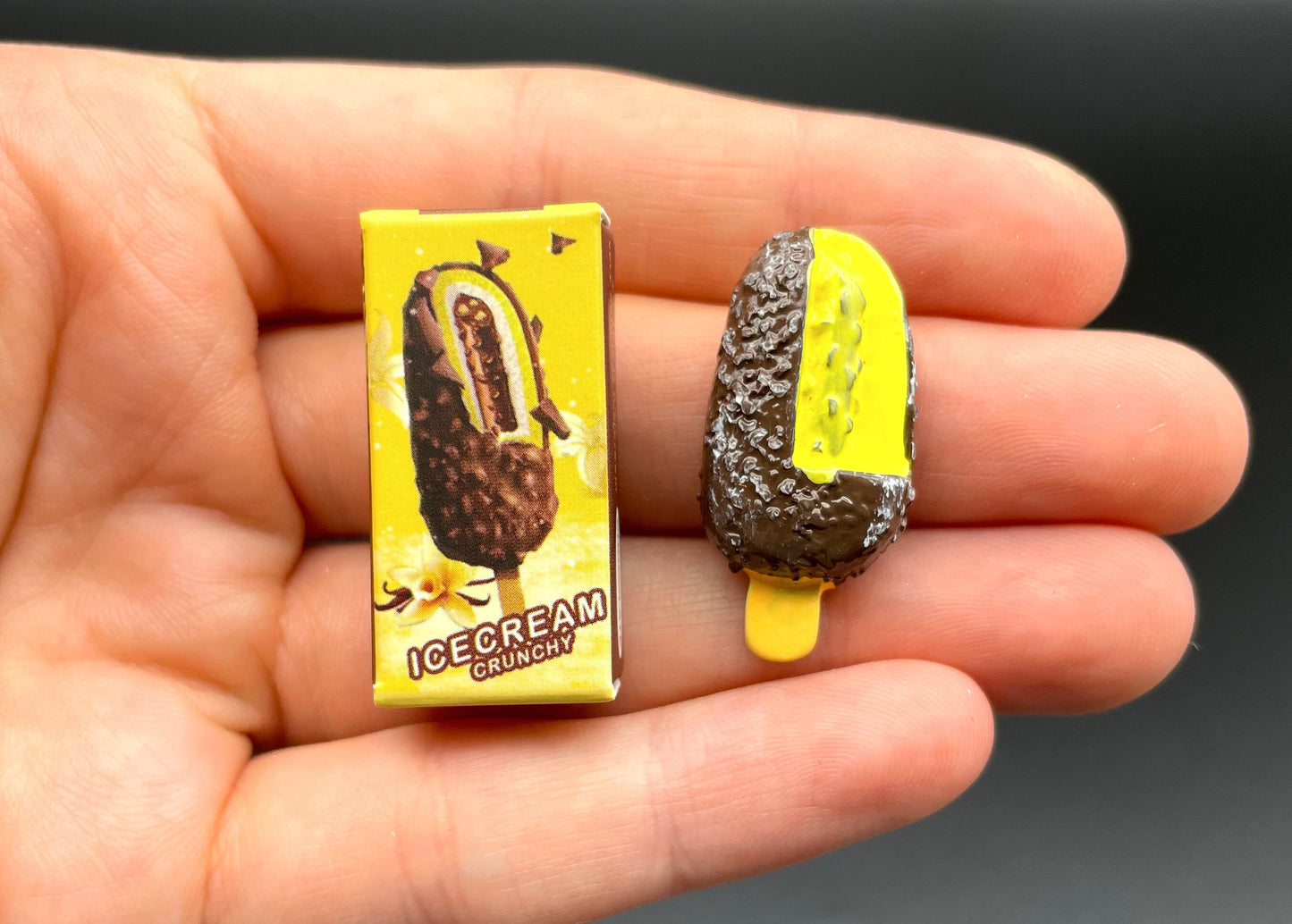 Miniature Ice Creams. Popsicles. Ice Lolly. 1:6 Scale Kitchen / Food Dollhouse Accessories