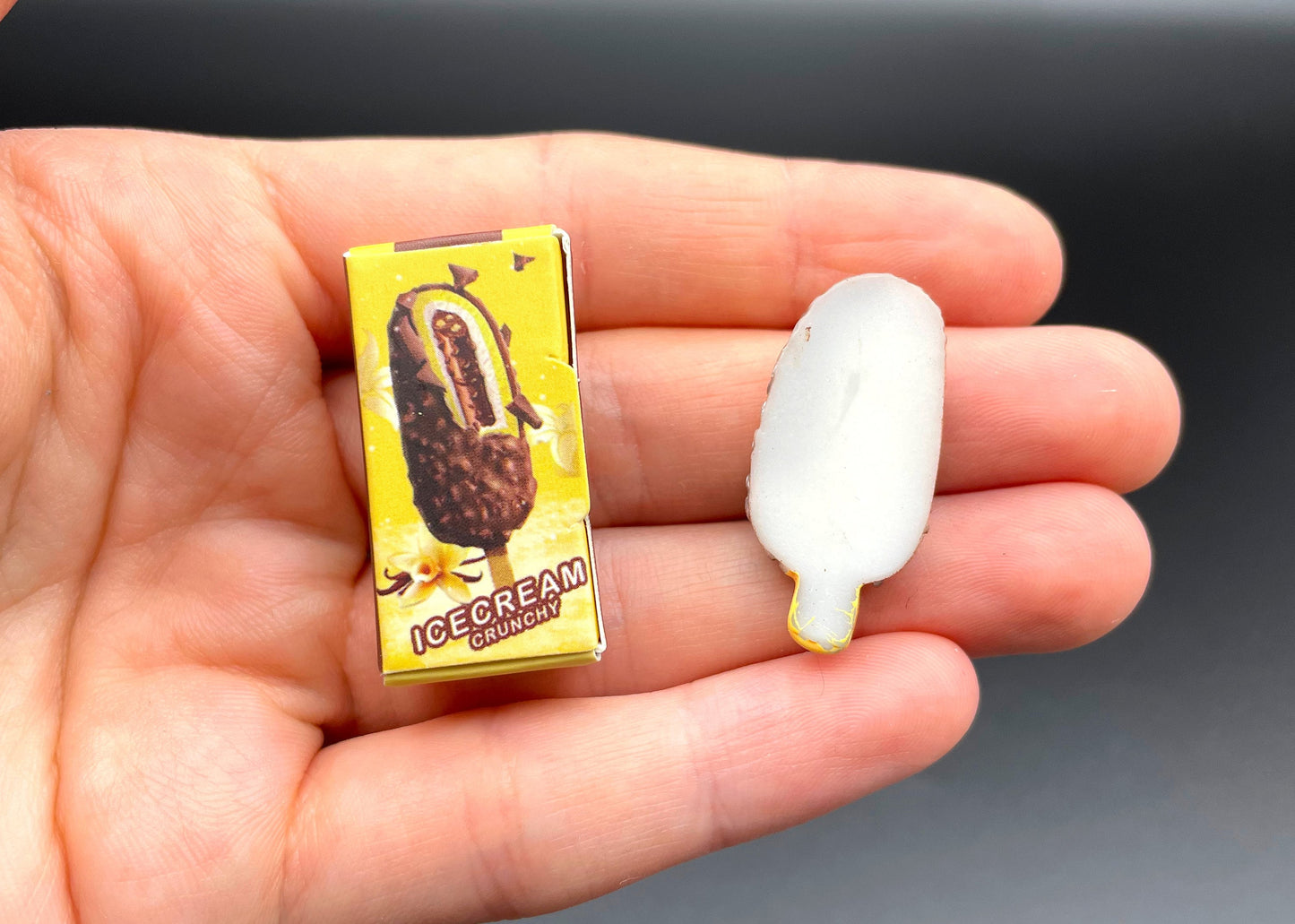 Miniature Ice Creams. Popsicles. Ice Lolly. 1:6 Scale Kitchen / Food Dollhouse Accessories