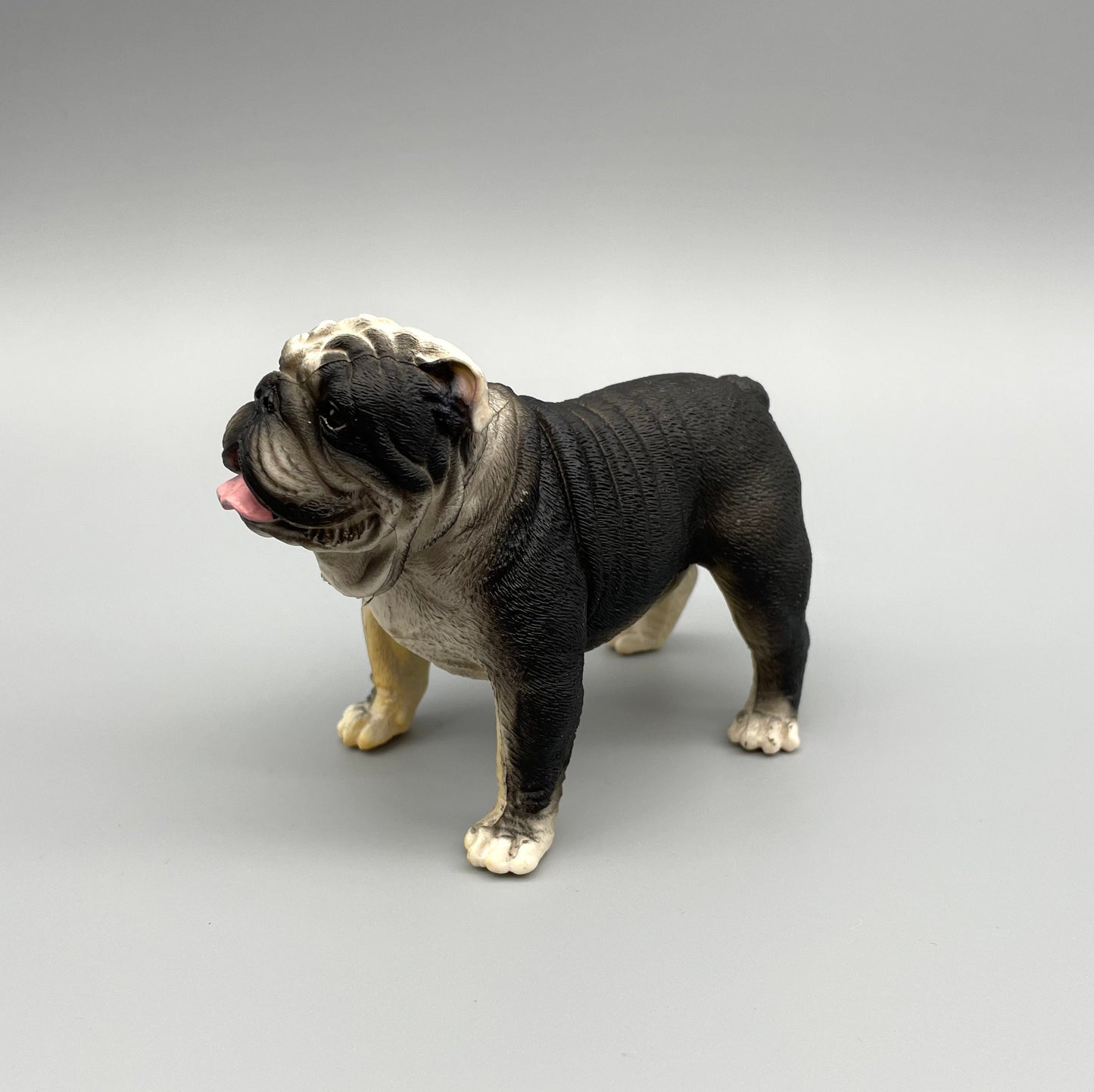 Miniature English Bulldog Models. 1:6 Scale Dog Figures