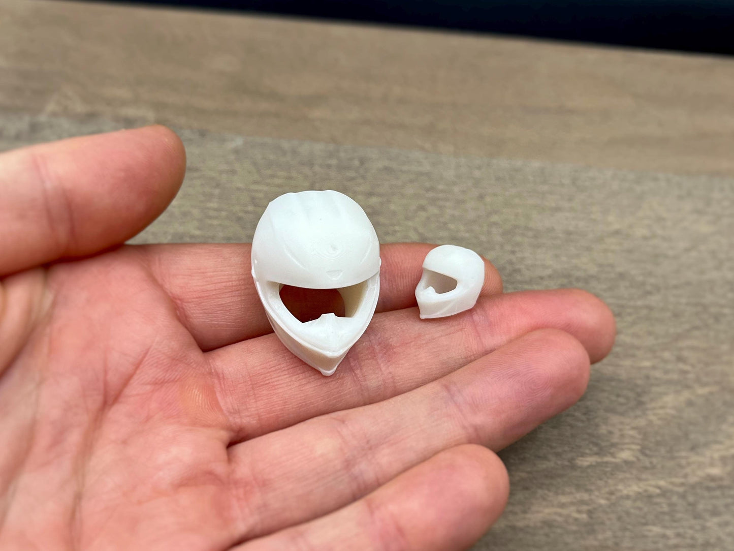 Mini Motorbike Helmet. 1:12 or 1/24 Scale. Realistic Replica