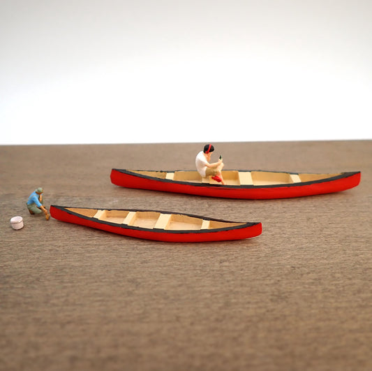 Miniature Canoe. 1/87 or 1:64 Scale