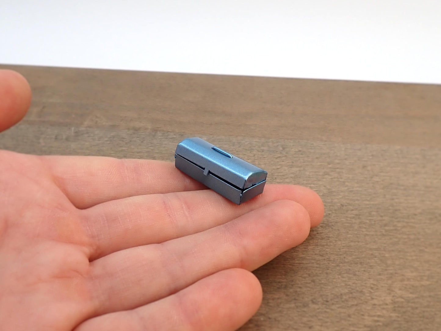 Miniature Handheld Tools and Toolbox. Dollhouse DIY Accessories. Scale 1:6 and 1/12