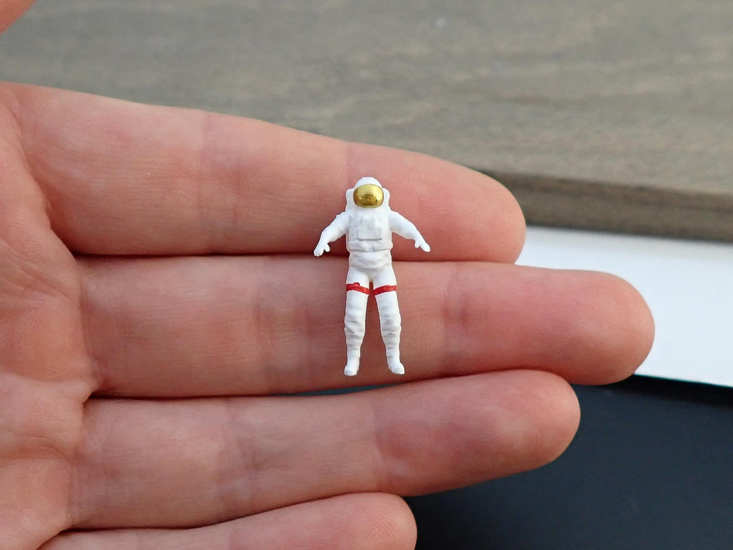 Miniature Astronauts.  1:64 Scale, 1 inch Tall. Hand-Painted and Lifelike