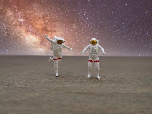 Miniature Astronauts.  1:64 Scale, 1 inch Tall. Hand-Painted and Lifelike