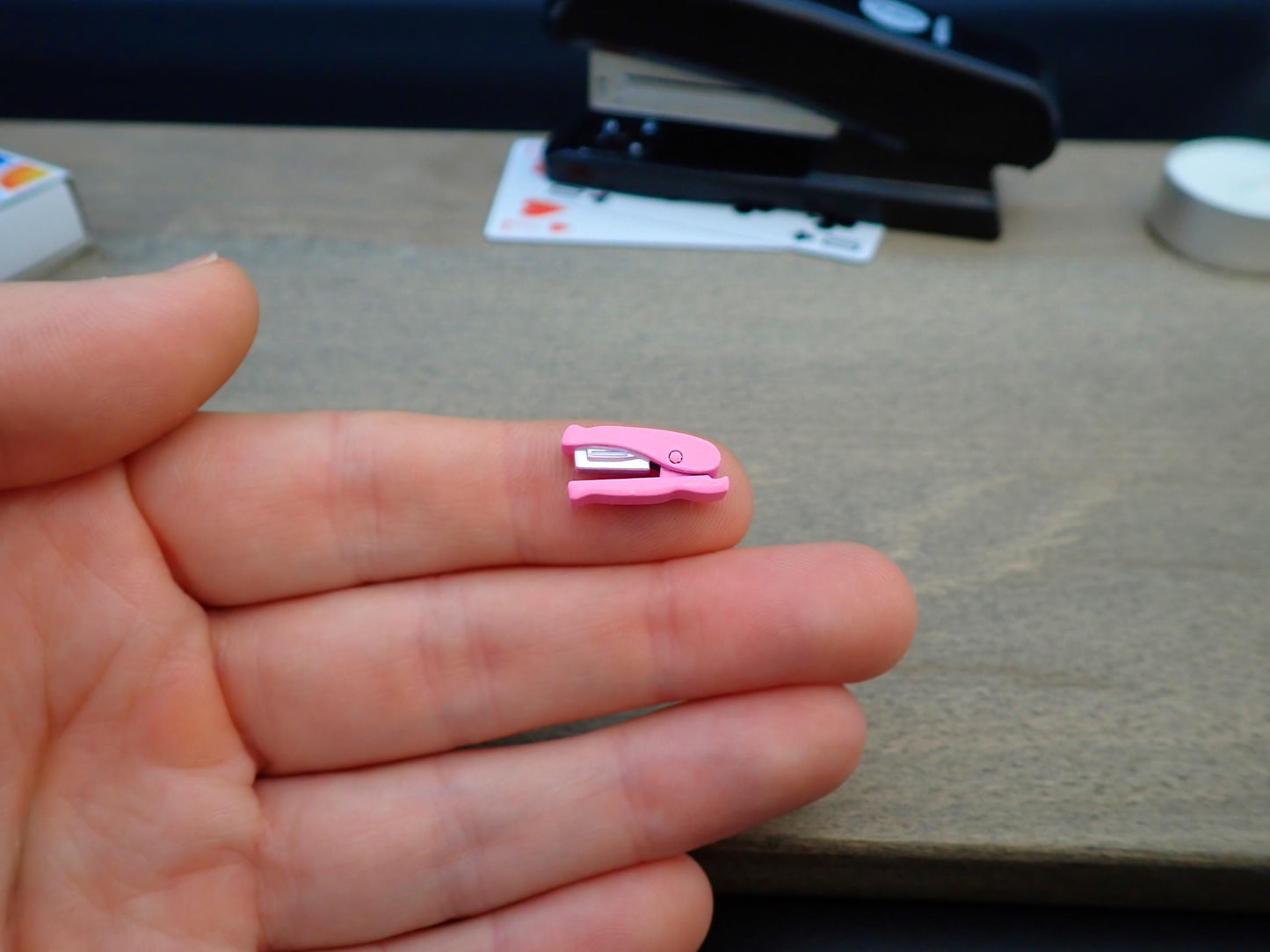 Miniature Staplers and Pens. 1:12 Scale Dollhouse Office Supplies
