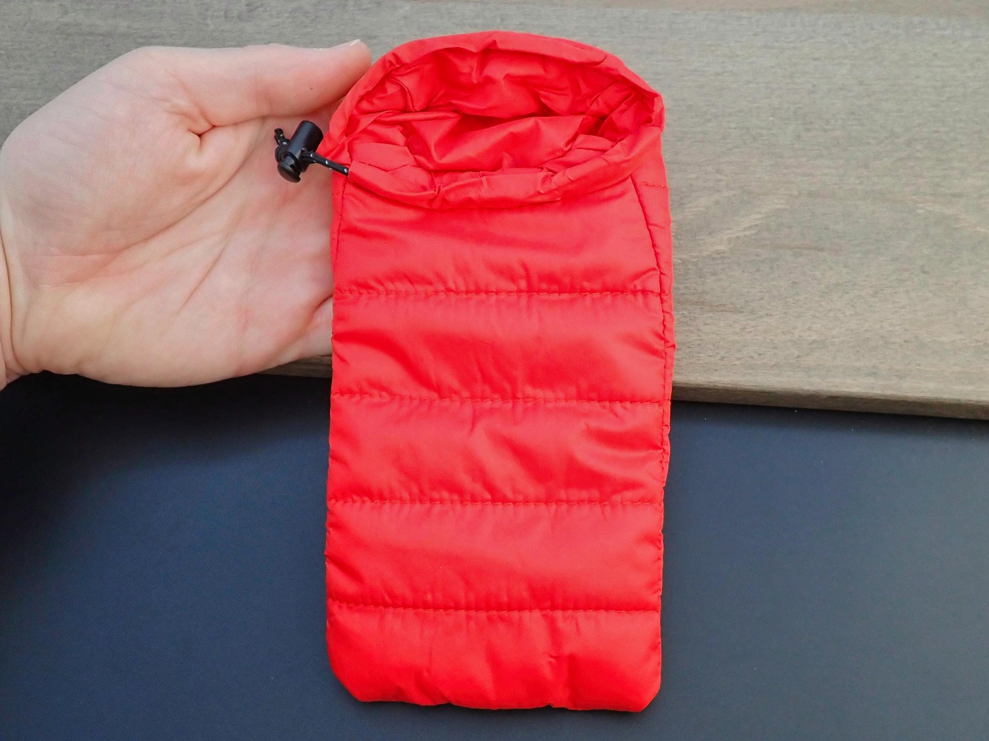 Miniature Sleeping Bag Rolled Realistic Replica Close-Up