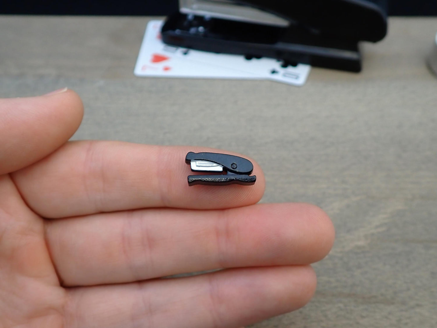 Miniature Staplers and Pens. 1:12 Scale Dollhouse Office Supplies