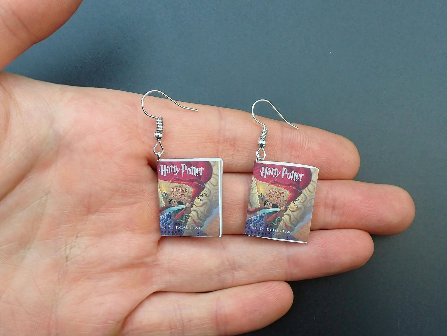 Harry Potter Miniature Book Earrings Different Titles