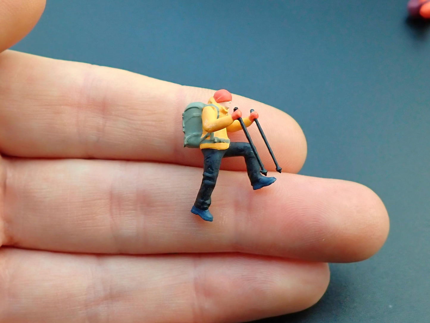 Miniature Climbers, Hikers, Abseiler. Outdoors Adventurers. 1:64 Scale