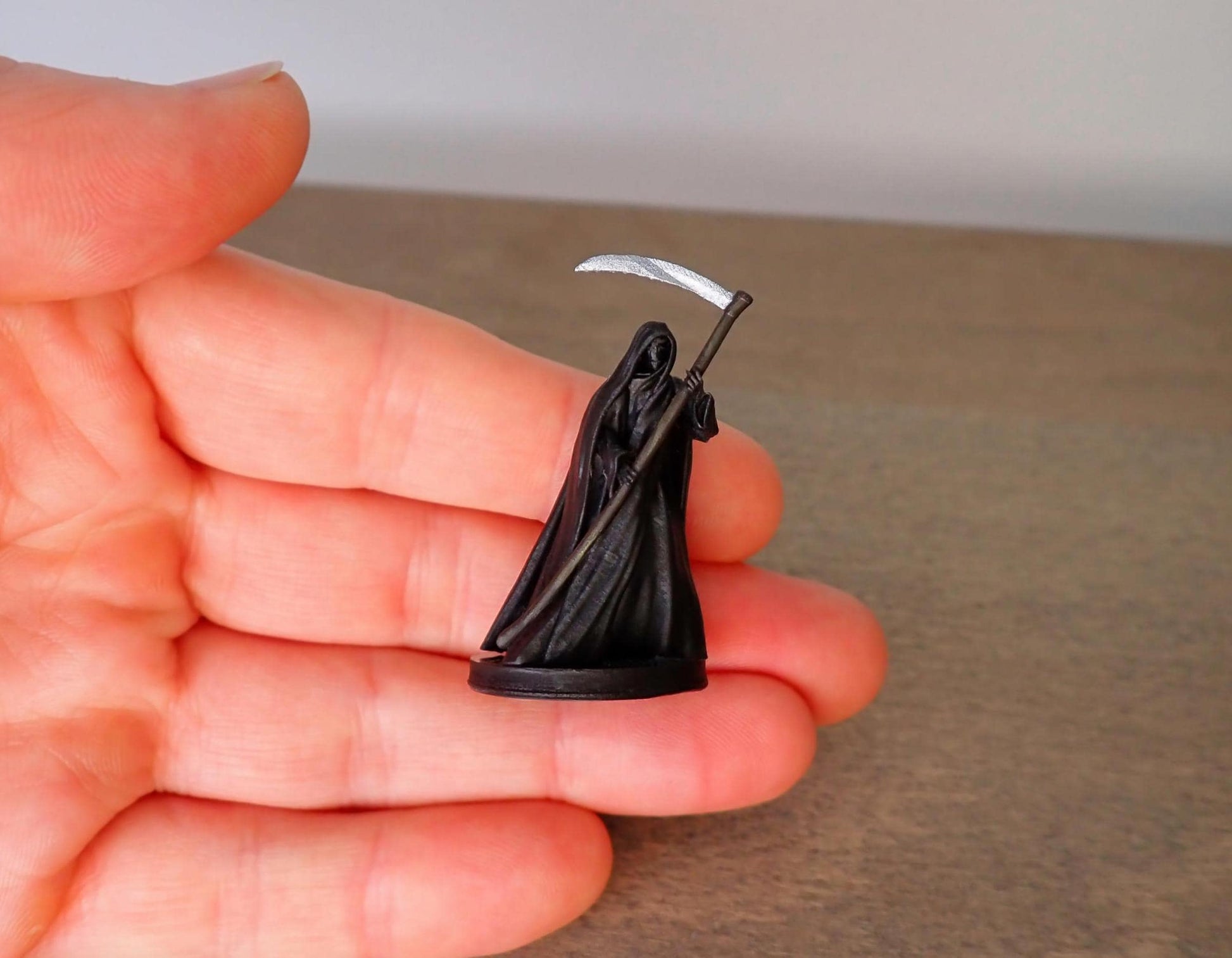 Grim Reaper 32mm Tabletop RPG Mini Hand-Painted Death Cleric Side View