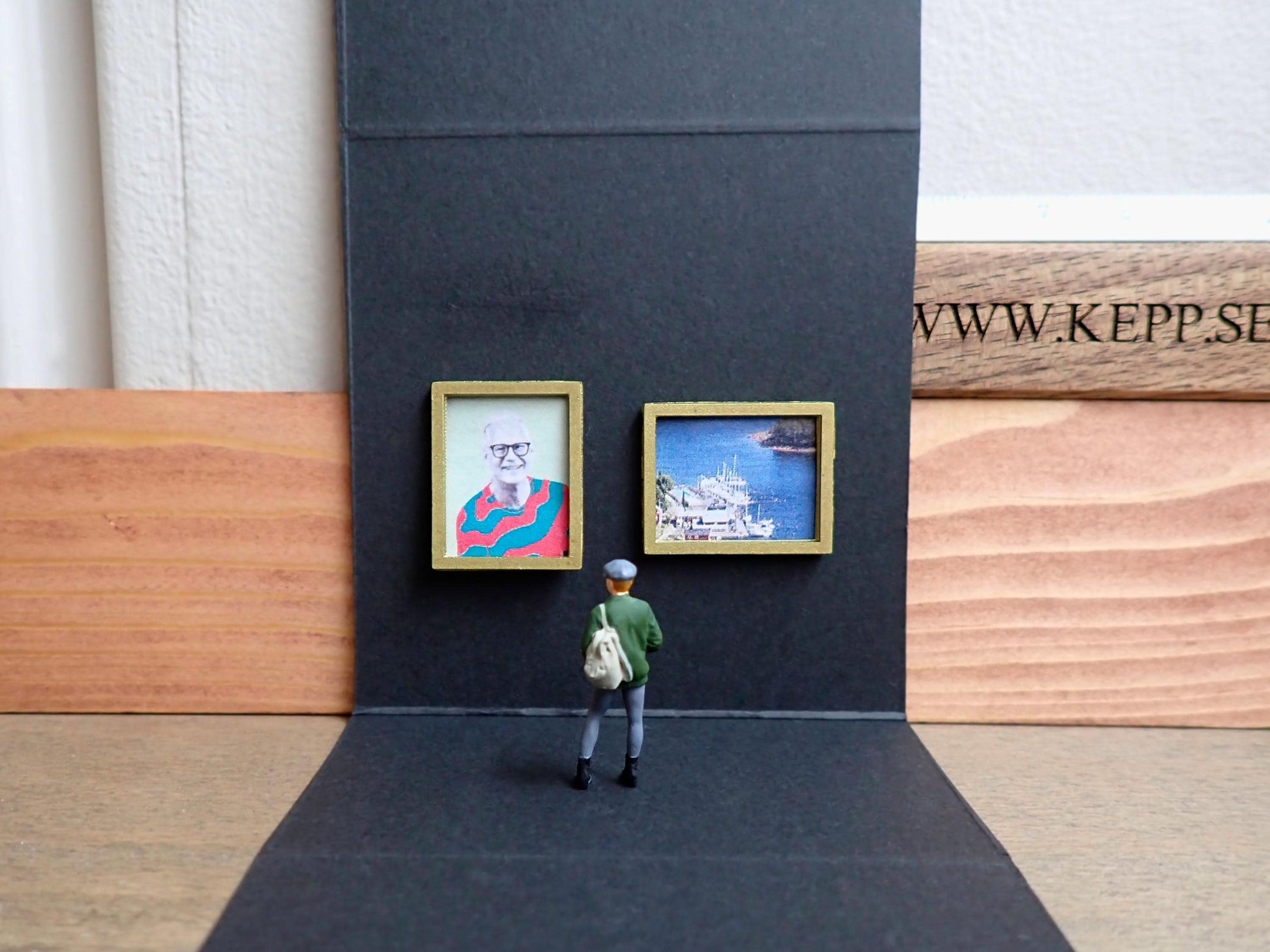 Tiny Gold Picture Frame Smallest Ever Made 0.95 x 0.75 Inches 2cm x 2.5cm
